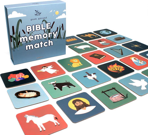 Toddler Matching Memory Match Game - Fun Gifts for Boys & Girls Ages 3 to 7, Biblical Themed Card Game