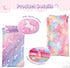 2 Set 12-17 Inch Set, BABESIDE Pcs Reborn Baby Doll Bedding for Dolls, Cute Animal & Star Pattern Doll Blanket