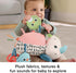 Tummy 0+ Fisher-Price Newborn Toy Planet Friends Time Roaming Rhino Plush with Sensory Activities for Babies Ages