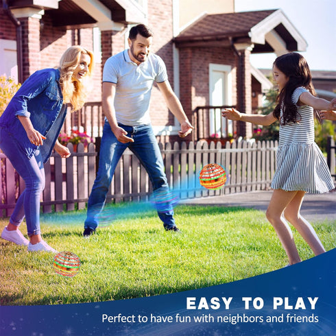 LEMATRIX 2024 Flying Orb Ball Toy - Hover Ball Boomerang, Mini Drone Cosmic Globe, Indoor Outdoor Toys for Ages 6-12