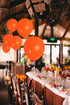 Treasures Gifted Burnt Orange Balloons, 72 Pack, 12 Inch Latex Matte Balloons for Party Supplies