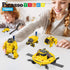 PicassoTiles STEM Kids Solar Powered Space Robot Educational Building Toy 6-in-1 DIY Kit for Age 8+