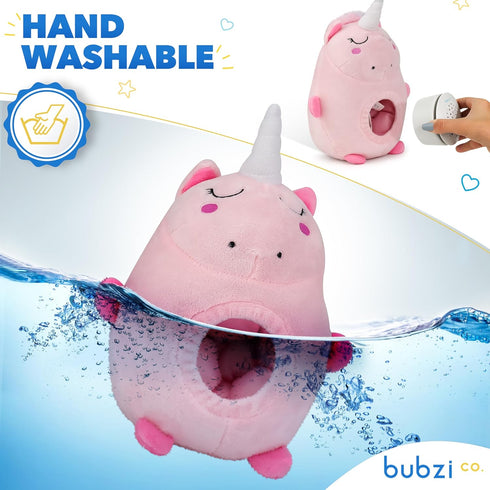 Bubzi Co Sound Machine, Portable Unicorn Soother & Night Light Projector, Comforting Electronic Infant Toddler Sleep