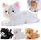 PREXTEX Plush Cat Toys Stuffed Animal with 3 Cats Baby Stuffed Animals
