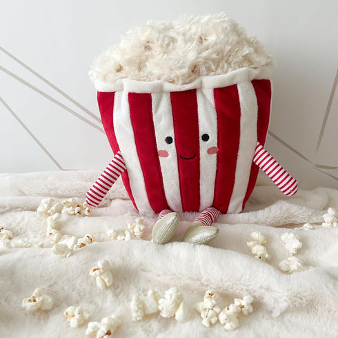13-Inch MON AMI Pablo Popcorn Food Plush Toy for Boys & Girls | Soft Popcorn Stuffed Toy | Movie Night Playtime