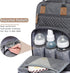 Backpack, 4 1 Pack iniuniu Diaper Bag in kit Large Unisex Baby Bags for Boys Girls, Waterproof Travel Back with Pouch
