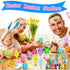 100 Pack U-Goforst Easter Egg Fillers, Easter Basket Stuffers for Kids Boys Girls, Easter Party Favors Assorted Toys