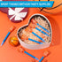 20 Pcs Basketball Hoop Pens - Basketball Party Favors with Blue Pencil Holders, Novelty Pens for Kids Sports Party