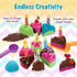 3 4 5 6 Carolart Sensory Bin,Ice Cream and Cakes Sensory Kit,Kids Play Sand Kit,Sandbox with Sensory Sand Girls