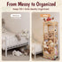 Stuffed Animal Storage,Christmas Reindeer Stuffed Animal Organizer, Movable Stuffed Animal Holder with Elastic Cords