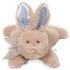Bearington Collection Baby Bunny Tail Plush Stuffed Animal with Rattle, 8 Inches