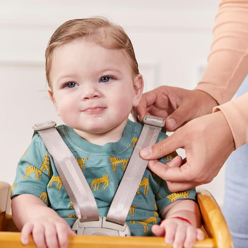 ECR4Kids 5-Point Universal Wrap Harness Strap for High Chairs, Replacement Part, Grey