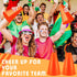 12 Pieces Orange Cheer Megaphone for Party Favors Noisemaker Toys DIY Plastic for Sports Match Game Outdoor Activities