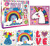 6+ 4 1 Creative Kids String Art Kit for Kids Age | Fun Projects in String Art Craft Kit Flower, Heart, Rainbow