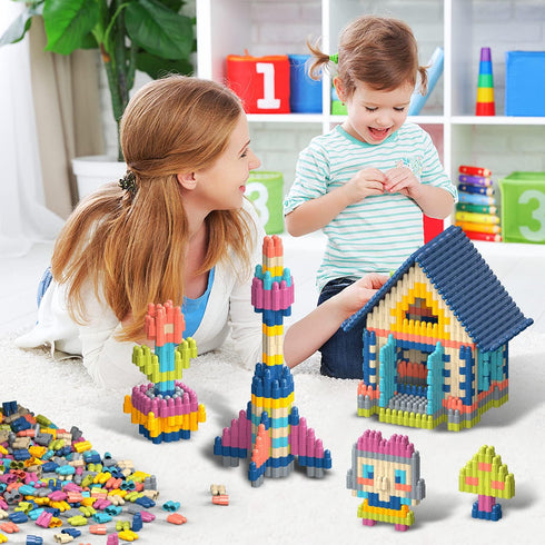 Kids 1120pcs Building Blocks Set, Educational STEM Toy for Boys and Girls, Learning Playset for Preschool Age 3+