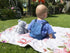 32x48 inches, Yoke Style Personalized Flannel Swaddle Blanket for Girls, Custom Baby Blanket with Name, Newborn Gifts