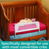 BR103 KidCo Convertible Crib Rail - Quick Assembly Toddler Bedrail (White)