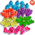 ArtCreativity Star Pencil Top Erasers for Kids - 48 Pcs Colorful Eraser Caps for Classroom Prizes, Teacher Rewards,