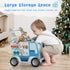 labebe 2-in-1 1-3 Baby Wooden Learning Walker, Toddler Push & Pull Toys Stroller Pushing Walker, Infant Sit to Stand