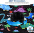 COOLBEBE 2 Pack (Dinosaur,2PC) Car Seat Protector for Potty Training, Dry Waterproof Car Seat Liner Toilet Training