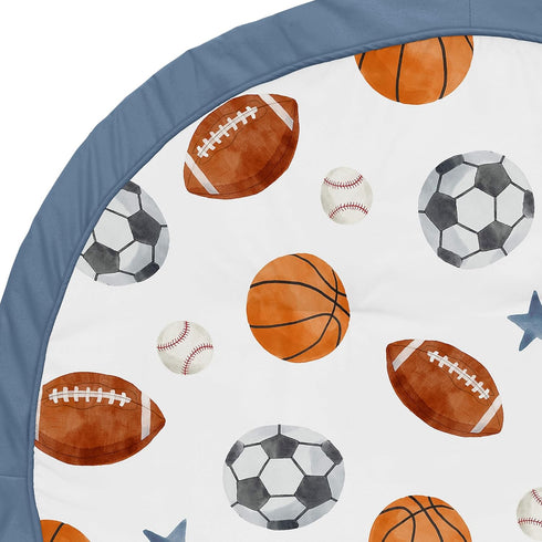 Tummy Sweet Jojo Designs Sports Theme Boy Baby Play Mat Time Activity Infant Playmat for Playpen Tent Teepee Floor