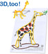 WIKKI STIX Animal Activity Pak, 12 Zoo Animals with Hands-on Activity, Made in The USA