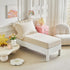Set 4 Set 1 1 +1 +1 Ruffled Lace Toddler Bedding with Ruffle Fringe, Solid Color Pieces Toddler Bed - Cute Baby