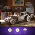 UGEARS 3D Car Model Puzzle, Hot Rod Furious Mouse with Dual Engines, Realistic Scaling Model Kits for All Family