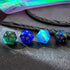 FTNNGIME 1PCS D20 25mm 20 Gem DND Dice - Sided Crystal Cat Eye D&D Dice for Dungeons and Dragons, RPG, Roleplaying