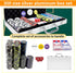 AIBETOMG Numbers,300Pcs Set Case,14 Set Poker Chips with Clay Poker Chips with Aluminum Travel Gram Casino Poker