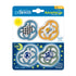Symmetrical Bulb, 6-18m, 4 Pack Dr. Brown's Advantage Glow-in-The-Dark Baby Pacifier, Fully Soother with Soft Silicone