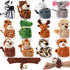 Relaxgiant 12 Pcs Stuffed Animal Slap Bracelet Plush Toy Hug Animal Slap Bracelet