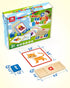 Coogam Wooden Short Vowel Reading Letters Sorting Spelling Games, CVC Words Learning Flashcards for Kids 3-5