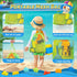 Set 1-3 4-8 Summer Collapsible Beach Sand Toys for Kids - Includes Bucket, Mesh Shovel, Filter Scooper & Castle Molds