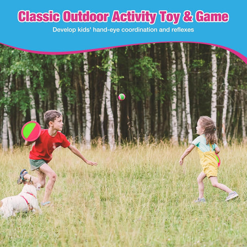 Set, 3 4 5 6 7 8 9 10 4 4 Kids Outdoor Toys - Toss and Catch Game Outside Yard Camping Beach Pool Toys Games for Boys