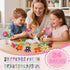 24 Pack Set 789PCS 3.6MM 6+ Flowers Easter Basket Fillers Party Favors for Kids Building - Flowers Mini Building Block