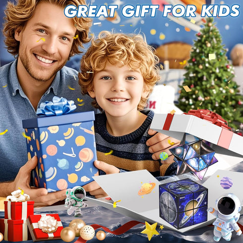 Set, 2 1 8-12 Star Cube Magic Cube in Yoshimoto Cube for Kids and Adults, Toy for Boys and Girls Ages