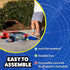 1 1 2 2 5+ Stomp Rocket Original Stomp Rescue Racers - Dueling Race Cars for Kids - Firetruck, Police Car, Launch Pads