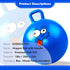 EVERICH TOY Hopper Ball, Bouncing Ball for Kids, 18 Inches Jumping Ball Hoppity Hop Ball Toys, Bounce balls with handles for kids
