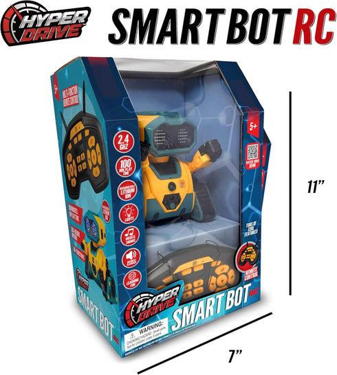 Hyper Drive Programming Smart-Bot Coding Robot Kit for Kids STEM Robotics Toy with Easy for Beginners Build, Code