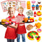 Restaurant Server Play Toys Set for Boys Girls Age 3-8, Role Play