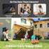 Outdoor Toys for Kids Ages 3-8, Flying Disc Rocket Launcher Toy for Outside Yard Activities, Birthday Gift for Toddlers
