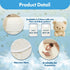 GML Summer 39.4x59 Teddy Cooling Crib Mattress Pad Waterproof Baby Mattress Protector for Toddler Bed Soft, Breathable