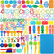 144 PCS Dough Tools Set for Kids Ages 3-8 Includes Letter &