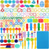 144 PCS Dough Tools Set for Kids Ages 3-8 Includes Letter &