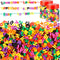 Wesiti 408 Pcs Lacing Letters Alphabet Learning Toys for Toddlers, ABC Beads for Fine Motor Skills & Spelling
