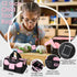 26-Piece Set, 12" 6+, SHALL Kids Size Tool Pink Real Tools for Kids with Tool Bag, Safety Certified Children Learning