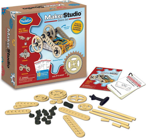 ThinkFun Maker Studio - Gears Building Kit