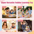 Soupost 3-5, Toddler Busy Board-Montessori Toys for Boy Girl Birthday Gift, Sensory Learning Toys for Toddlers Busy