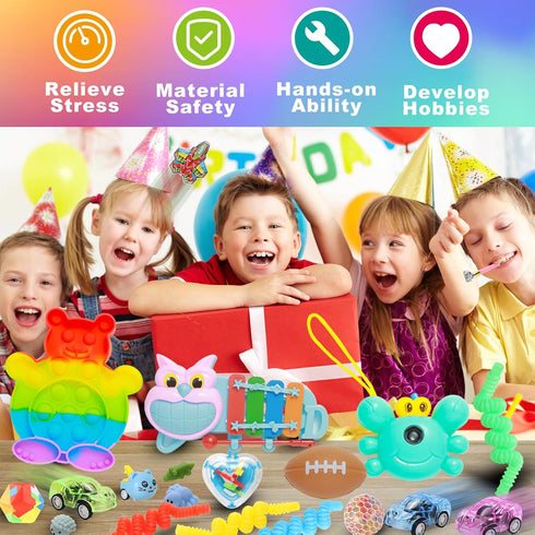 ZEAYOU 1000 Pack,Bulk Pcs Kids Party Favors Stocking Stuffers Gifts,Fidgets Toys Toys for Carnival Treasure Classroom